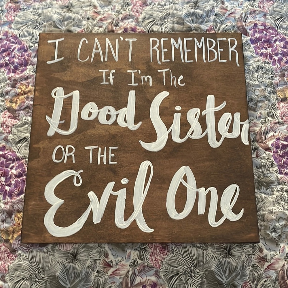 Wood sign